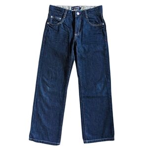 Mini Boden boys jeans bootcut denim pants 9Y blue